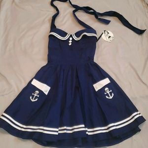 Hot Topic halter skater dress